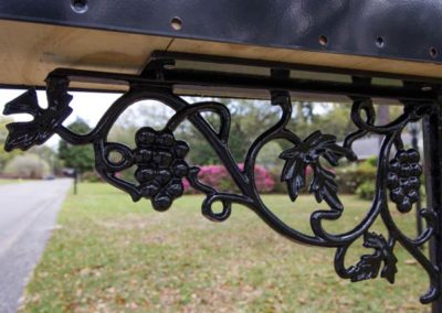 Black Steel Mailbox Post Model 79 Landscape